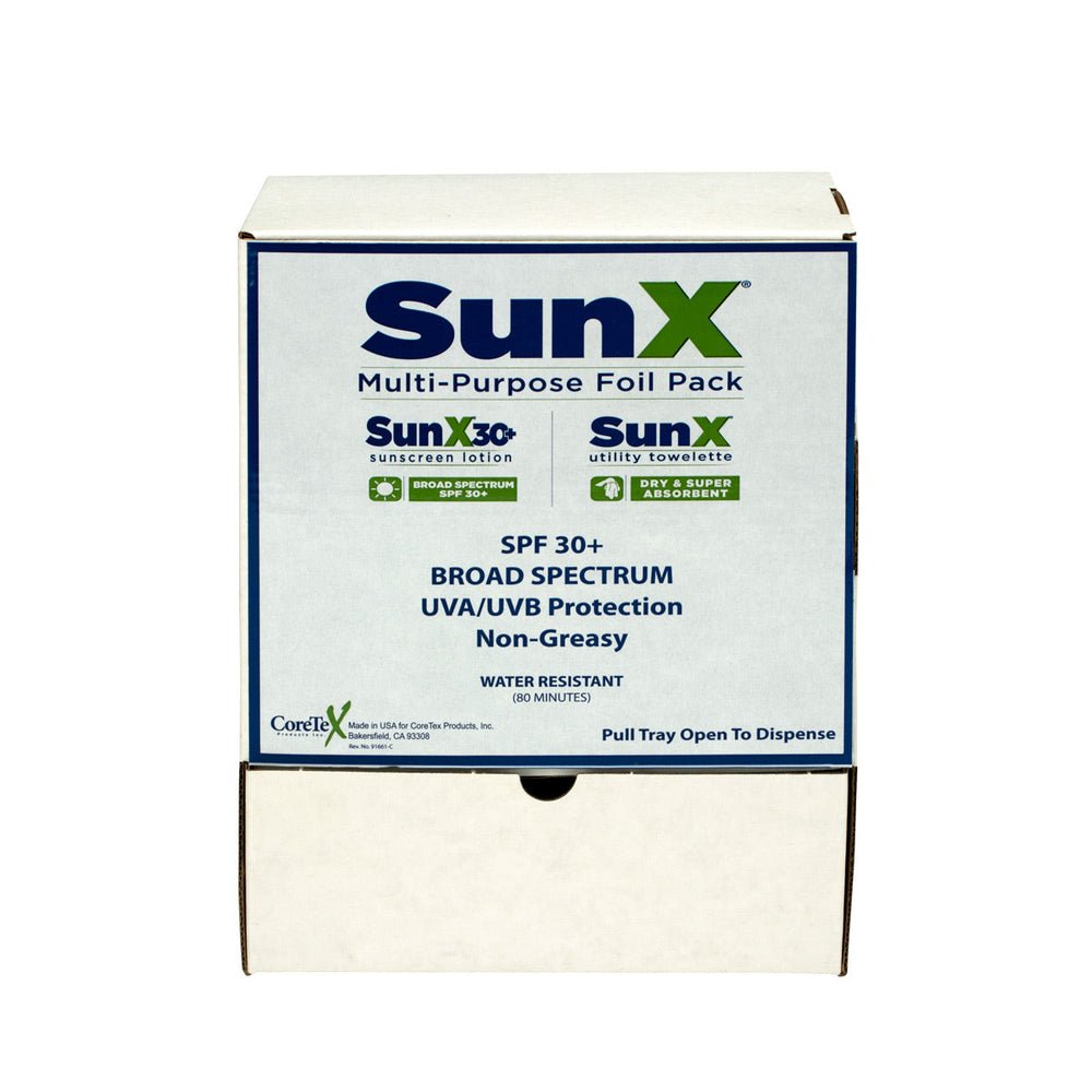 First Aid Only SunX30 Lotion and Wipe Combo Pack, 50 Per Box