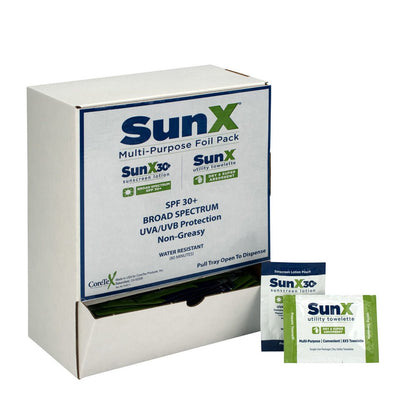 First Aid Only SunX30 Lotion and Wipe Combo Pack, 50 Per Box