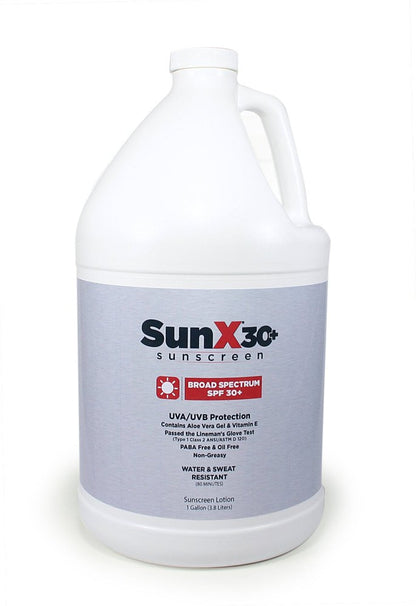 First Aid Only SunX30 Sunscreen Lotion, 1 Gallon