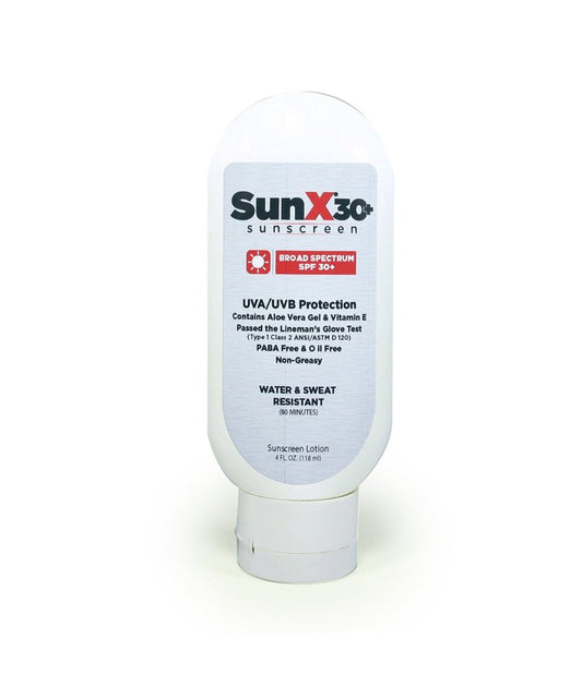 First Aid Only SunX30 Sunscreen Lotion, 4 oz. Bottle, Case of 12