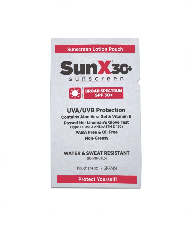 First Aid Only SunX30 Sunscreen Lotion Packets, 300 Per Box
