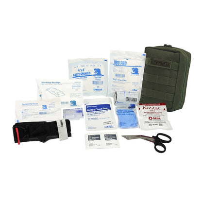 Elite First Aid Tactical IFAK Advanced Kit with Bleeding Control - Olive Drab