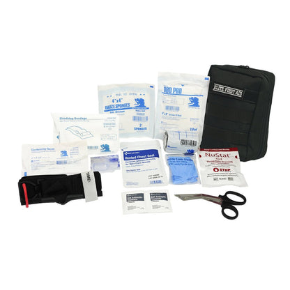 Elite First Aid Tactical IFAK Advanced Kit with Bleeding Control - Black