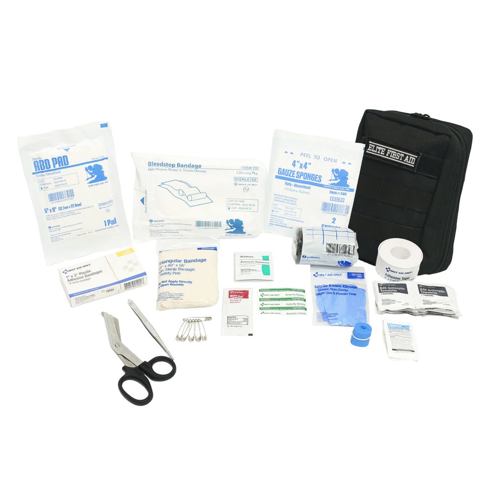 Elite First Aid Tactical IFAK First Aid Kit - Black