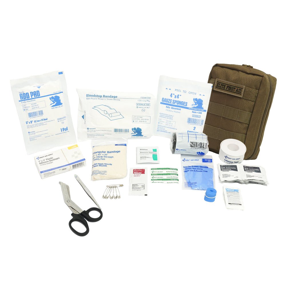 Elite First Aid Tactical IFAK First Aid Kit - Tan