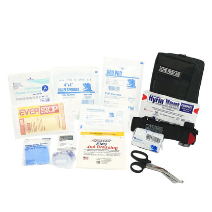 Elite First Aid Tactical IFAK PRO Kit with Bleeding Control - Black