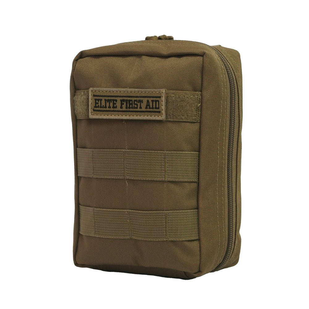 Elite First Aid Tactical IFAK PRO Kit with Bleeding Control - Tan