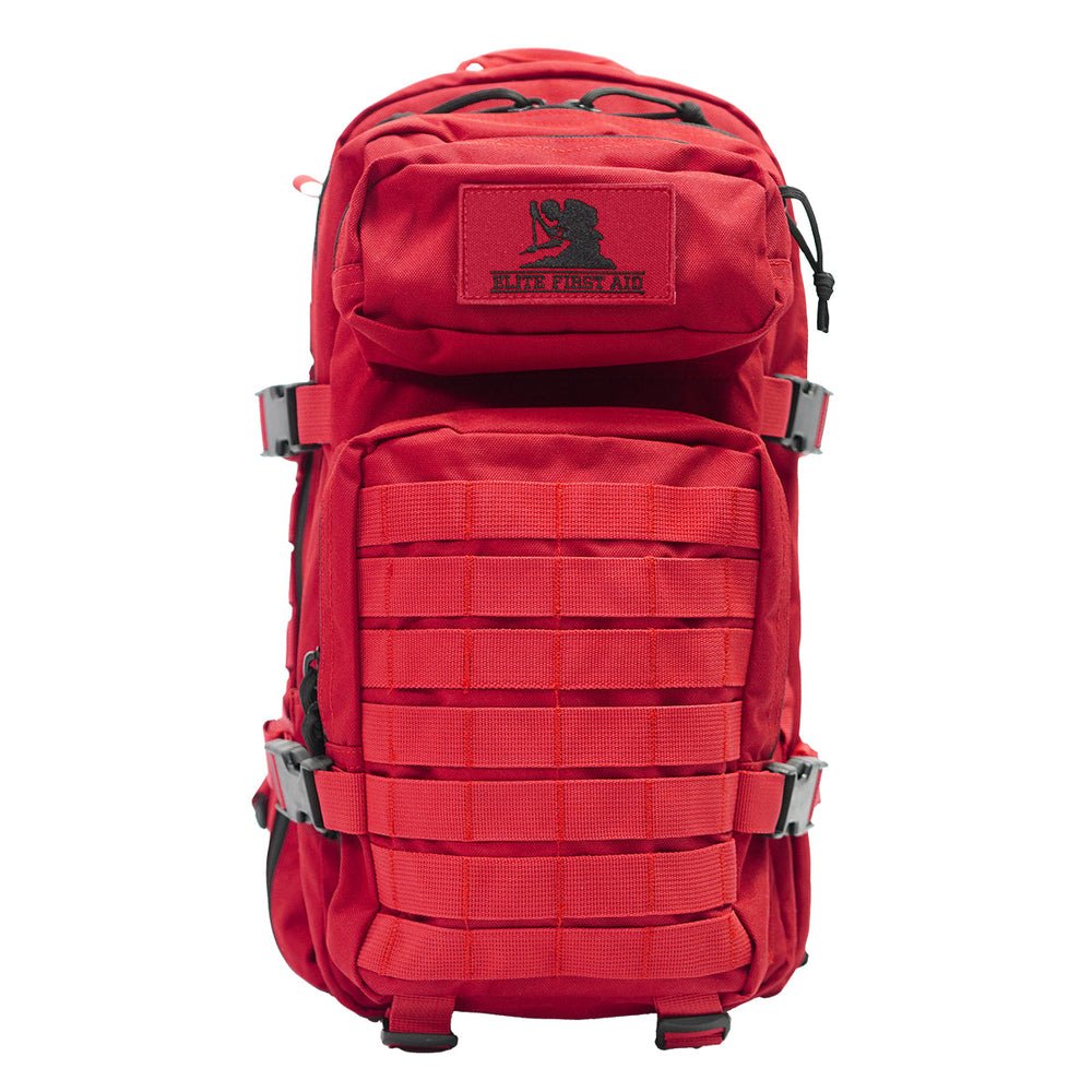 Elite First Aid Tactical Trauma Advanced Backpack with Bleeding Control - Red