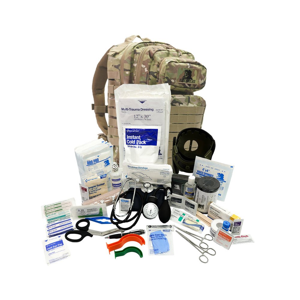 Elite First Aid Tactical Trauma First Aid Backpack - All Terrain