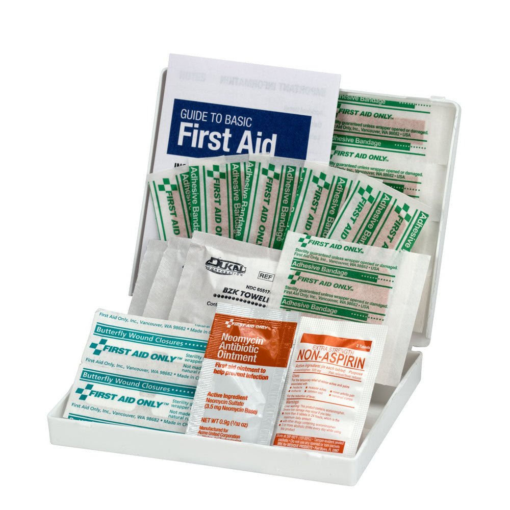 First Aid Only Travel First Aid Kit, 20 Piece, Plastic Case