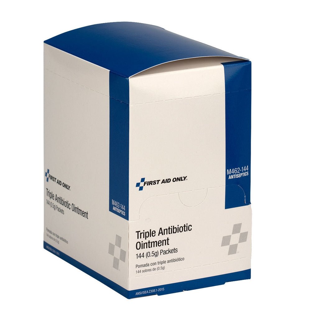 First Aid Only Triple Antibiotic Ointment, 144 per Box
