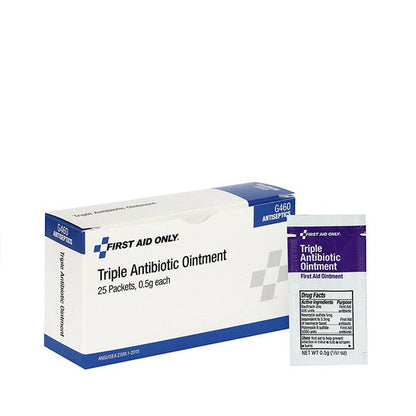 First Aid Only Triple Antibiotic Ointment, 25 Per box