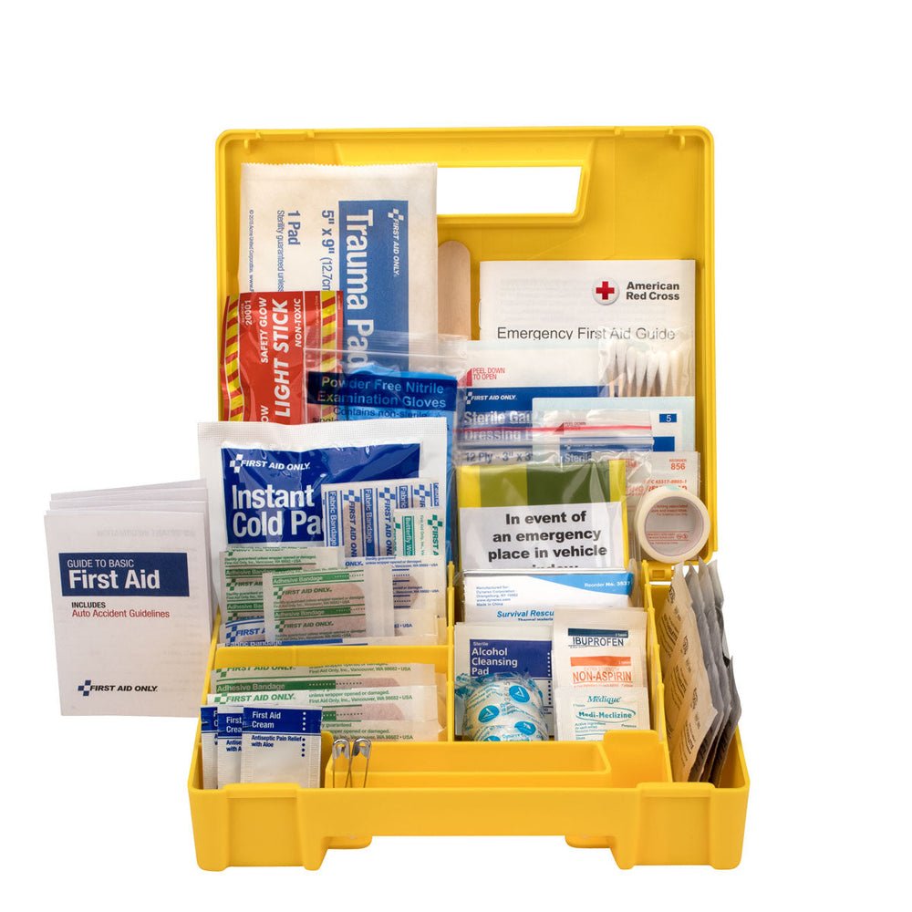 First Aid Only Vehicle First Aid Kit, 138 Piece, Plastic Case