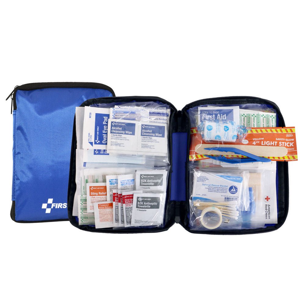 First Aid Only Vehicle First Aid Kit, 143 Piece, Fabric Case