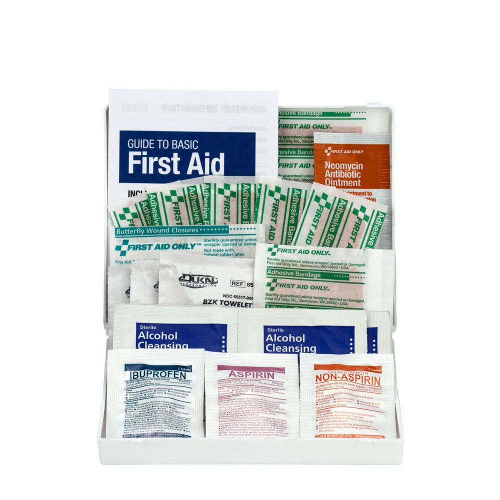 First Aid Only Vehicle First Aid Kit, 28 Piece, Plastic Case