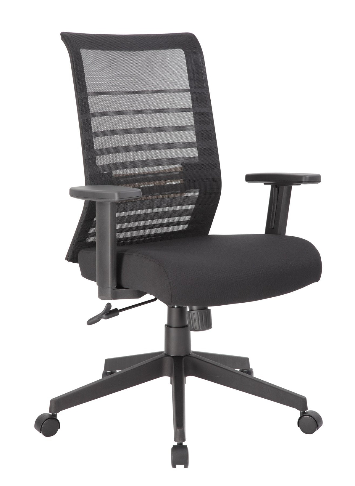 Boss Mesh Task Chair - Black Seat Color - Black Back Color - Mesh Back Material - Black Frame Color - 5-star Base - 1 Each