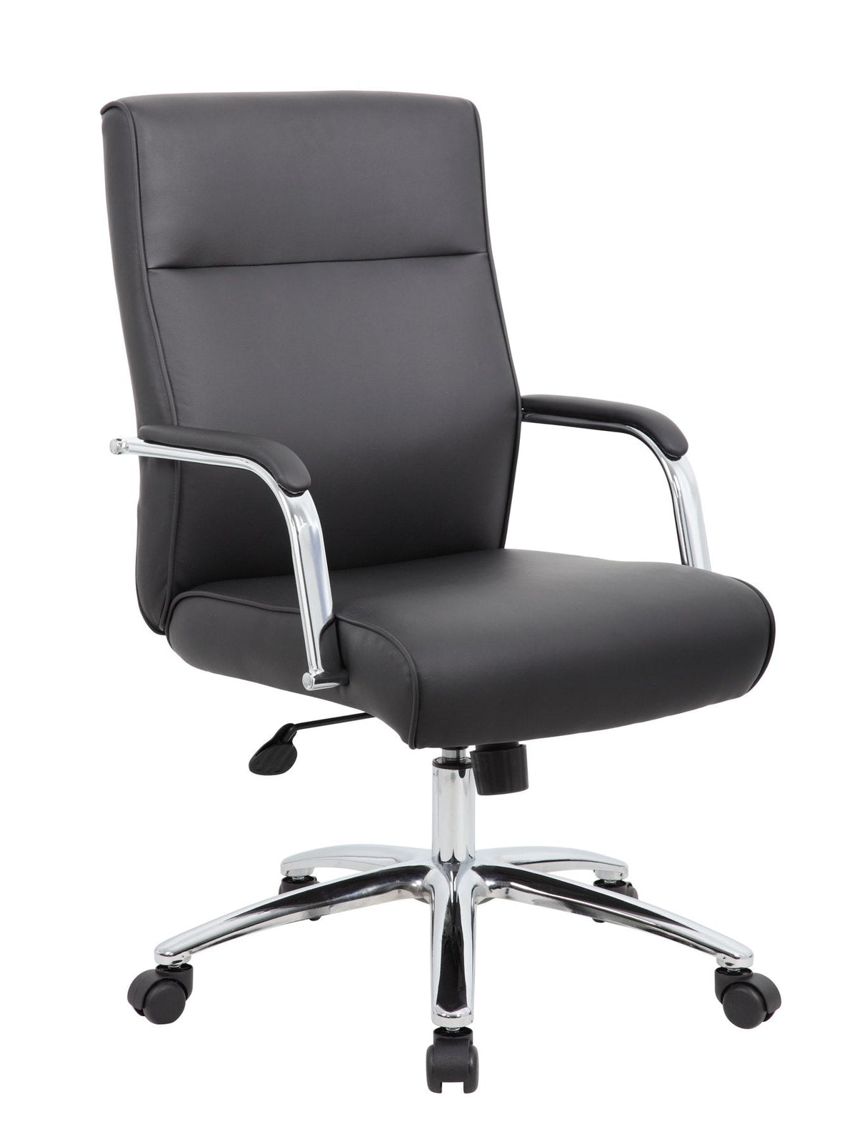 Boss Conf Chair, Black - Black - 1 Each