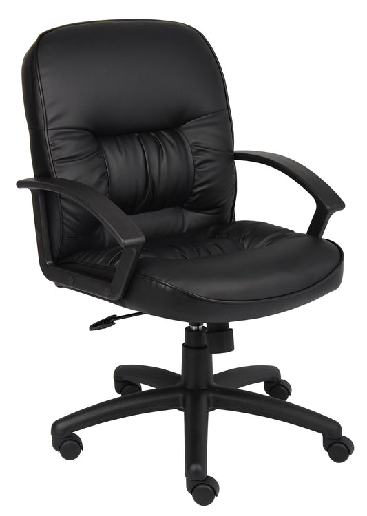 Boss Mid Back LeatherPlus Chair - B7306