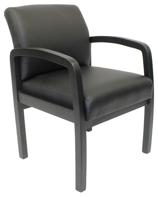 Boss Guest Chair, Black - Black - 1 Each